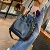 Bolso Tote Nuevo Otoño e Invierno Bolso de Gran Capacidad para Mujer Moda Atmosférico Piel de Vaca Curtida Vegetal Bolso Cruzado de Cuero Genuino para Viajes