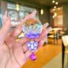 Botella de arena movediza creativa DIY Campana de viento aceite luminoso flotante llavero bolsa Colgante de coche pequeño regalo fabricante