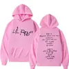Raper popular transfronterizo LilPeep estampado moda suéter casual hip-hop