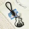 Llavero de Cuero Serie Instrumentos Musicales Original Colgante Lindo Estilo Ins para Mochila de Estudiante Regalo Creativo de Graduación