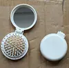 Espejo Peine Mini Portátil Todo en Uno Compacto Plegable para Niña Peine de Bolsa de Aire Peine para Cabello Liso Masajeador de Cabello Peine de Dibujos Animados con Cojín de Aire
