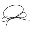 Cadena de cintura ajustada versión coreana de cinturón delgado correa decorativa simple con lazo para atar al vestido cuerda de cintura para mujer una generación de cabello