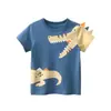 Camiseta 100% Algodão Infantil Estilo Coreano Roupas Infantis 2026 Verão Nova Moda Camiseta Manga Curta Infantil Estilo Fino Atacado