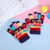 Guantes infantiles transfronterizos de Amazon cálidos a prueba de frío lindos amor doble capa gruesos para estudiantes guantes infantiles al por mayor