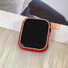 Adecuado para Apple Watch9 Estuche con Diamantes Incrustados de una Sola Fila 10Ultra Apple Watch S11 Estuche Protector de Media Cubierta