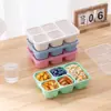Cajas de almuerzo de plástico para estudiantes aptas para microondas de Amazon, cajas de almuerzo multiespecificación, cajas para ensalada de frutas para llevar, disponibles para envío transfronterizo
