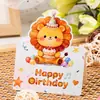 Tarjetas de Felicitación de Cumpleaños de Amazon, Tarjetas de Regalo para Fiestas de Cumpleaños, Tarjetas de Bendición de Regalo Hechas a Mano, Postales de Cumpleaños de Animales, Tarjetas de Felicitación