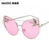 Gafas de Sol Jamie 3350 para Mujer Ojo de Gato Tendencia Personalidad Gafas Estilo Harajuku Retro Lente Oceánica Gafas de Sol