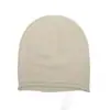 Nuevo Gorro de Lana de Color Sólido de Gama Alta Estilo Holgado Sombrero con Borde Enrollado Gorro Cálido de Invierno para el Frío Sombrero de Mujer de Moda Gorro Tejido Transfronterizo
