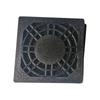 En stock ventilador de refrigeración red a prueba de polvo 60 negra cubierta de red tres en uno cubierta de filtro a prueba de polvo para ventilador de chasis y gabinete