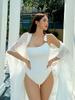 Traje de Baño Triangular Entero Nuevo 2025 para Mujer Cubre Vientre Adelgazante Vacaciones de Playa Aguas Termales Traje de Baño [Envío Directo]