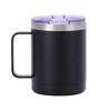 Caneca de aço inoxidável para atacado de fábrica com tampa e colher, copo de água para escritório para homens e mulheres, caneca de café para casa, caneca de presente criativa