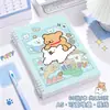 Cuaderno de Hojas Sueltas A5 Espesado con Dibujo de Cachorro B5 Cuaderno de Espiral de Alto Valor Lindo Nicho Cuaderno Desmontable para Estudiantes