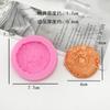 Molde de silicone para bolo do ano do dragão, estilo chinês, spray Xiangyun, dragão, totem, construção, ritmo seco, molde de silicone flip sugar