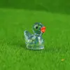 Micro-Paisaje Lindo Brillo Fino Pequeño Pato Amarillo Colgante de Muñeco Paisajismo Resina Decoración Accesorios Mini Adornos Pequeños