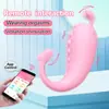 Control Remoto de la aplicación vibrador sexy dispositivo de masturbación femenina dentro del cuerpo fuerte shock usar rebotando productos sexuales para adultos transfronterizo