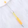 Nova Caneta Esferográfica com Contas de Strass de Cristal DIY, Caneta Esferográfica Fofa com Contas Giratórias Multicores, Desconto para Grandes Quantidades