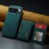 Adecuado para Funda de Teléfono Móvil Google Pixel 11Proxl, Porta Tarjetas Google9, Funda Protectora de Cuero Magnética Dos en Uno