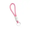 Cordão Minimalista Criativo para Celular Porta-Cartão de Boneca Chaveiro de Passagem de Embarque para Mochila Pingente de Corda Trançada Colorida