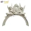 Cobertura de Janela Coluna Romana Qualidade de Exportação, Material de Decoração Arquitetônica, Linha de Componente Especial GRC, Decoração de Cabeça de Janela de Parede Externa
