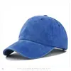 Gorra de Béisbol Vintage Lavada Lisa para Hombre, Gorra Casual Retro de Color Sólido para Mujer, Venta al por Mayor