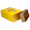 Lata Retangular de Chá Preto com Limão Lata de Metal Universal Vazia Lata de Metal Personalizada Embalagem de Lata para Chá Yinghong Nº 9 Meio Jin