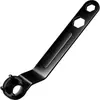 Llave para amoladora angular negra de cuatro garras, herramienta de desmontaje engrosada, accesorios de ajuste para amoladora, plato de presión, hoja de sierra, reparador