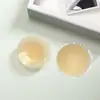 Pasta de látex de goma sólida para cabello lacio de fábrica segunda generación redonda anti-deslizante sin dejar marca para el pecho fina anti-abultamiento silicona para pezones