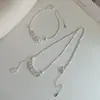 Pulsera de Moneda de Cobre con Forma de Anillo de Plata de Ley S925 para Mujer, Diseño de Nicho con un Toque de Lujo, Joyería Versátil Nueva de Lujo Ligero