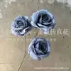 3 Rosas Grandes, Diseño de Escenario de Boda, Decoración de Pared de Flores, Flores Artificiales, Accesorios para Fotos, Rosas de Diamante