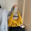 Bolsa de Viaje de Comercio Exterior Bolso Cruzado para Mujer 2025 Nuevo Tela de Nylon Impermeable Bolsa de Compras Gran Capacidad Ligero Bolsa de Empanada