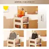 Estante de almacenamiento para mochilas, carrito pequeño móvil, estante para guardar libros, artefacto doméstico multicapa, gabinete de almacenamiento debajo del escritorio