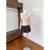 Suéter de punto único y elegante con hombros descubiertos y manga larga para mujer, perfecto para usar en capas en otoño e invierno.