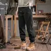 Nueva colección de primavera: modernos, ajustados, pantalones de trabajo para hombre, pantalones tipo harén atléticos versátiles, estilo casual americano