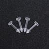 16G transparente invisible cono afilado joya para piercing de labio, uña, nariz, hueso de la oreja, aretes, joya para piercing, venta caliente transfronteriza