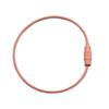 Alambre de color para pintura, alambre de anillo, cable de acero, llavero de tornillo giratorio, llavero, accesorios de joyería DIY, materiales hechos a mano