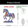 Porta figura acrílico plano transfronterizo Adorno Artesanía Soporte de exhibición Día de la Madre Día del Padre Halloween Navidad Regalo