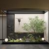 Simulación Árbol de Campanas Paisaje Escena Seca Caballo Borracho Madera Planta Verde Grande Combinación de Paisajismo Decoración Interior y Exterior Decoración de Ventana