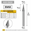 Lima Rotativa Tipo M Aço Tungstênio Carboneto Cabeça de Esmerilhar Lima Rotativa Padrão Duplo Cabeça Fresadora Rotativa Cabeça de Esmerilhar para Marcenaria Escultura de Raízes