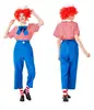 Disfraz de Payaso para Mujer de Halloween Disfraz de Mascarada Juguetón del Circo Toy Story