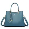Bolsa Feminina para Meia-Idade 2025 Nova Estilo Coreano Moda Feminina Bolsa de Mão Versátil Multicamadas Bolsa de Ombro Transversal Fabricante Dropshipping