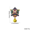 Moda Retro Europea y Americana Broche de Tigre Año Zodiacal del Tigre Pin Conmemorativo de Aleación de Diamante Unisex Corsage Decorativo