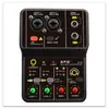 Grabación de computadora transfronteriza, transmisión en vivo principal, tarjeta de sonido USB, mezclador sin unidad, portátil, pequeño, mini mezclador de 2 vías, tarjeta de sonido