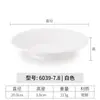 Prato de melamina para lanche criativo imitação porcelana hotel restaurante prato pequeno para prato frio para refogado comercial restaurante de hot pot acompanhamento louça