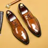 [Preventa, no en stock] Zapatos de una pieza con envío directo, cuero brillante, zapatos de cuero genuino para negocios casuales, punta fina, suela gruesa, que aumentan la altura, transfronterizo