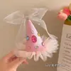 Serie de Cumpleaños ~ Sombrero de Pastel de Cereza Pasador de Encaje para el Cabello Foto Aro para el Cabello Creativo Accesorios para el Cabello Lindos para Niños Fiesta