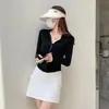 Ropa protectora solar de ajuste ceñido con cintura pequeña para mujer, verano, seda de hielo, ajuste ceñido, adelgazante, ajustada a la cintura, ropa protectora solar