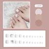 J241-280 usar uñas postizas para uñas de los pies chicas calientes espejo hielo a través de taladro de destello fino transfronterizo uñas postizas al por mayor
