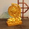 Adornos de Sapo Dorado de la Suerte Hogar Sala de Estar Oficina Vinoteca Decoración de Entrada de Tienda Regalo de Cumpleaños