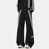 Pantalones Deportivos de Otoño 2026 para Hombre, Estilo Americano, Bordado de Letras con Tres Rayas, Tela de Pantalón de Chándal 320g, Pantalones Largos para Hombre
